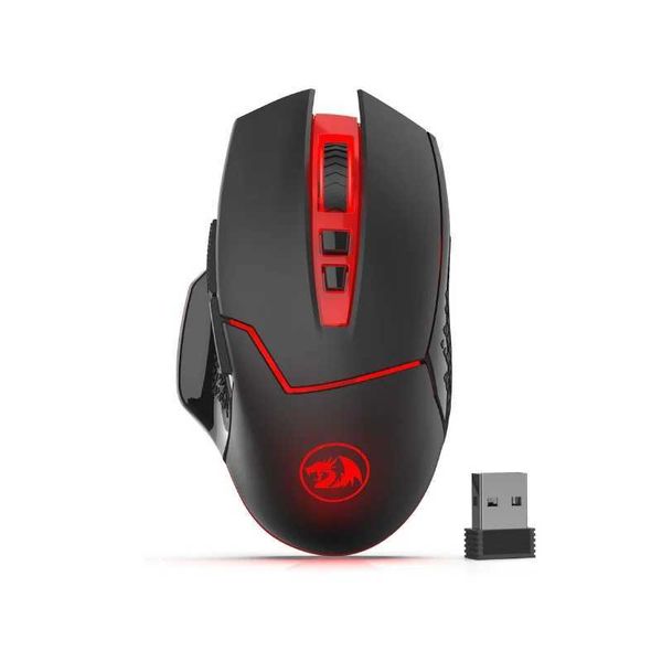 Redragon M690-1 2.4Ghz Wireless Gaming Mouse with DPI ing 2 Side Buttons 2400 DPI Ergonic Design 8 Buttons-Black MT250114