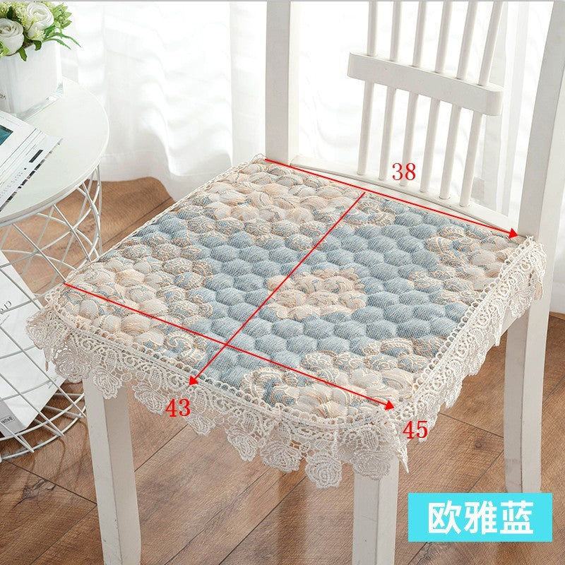 Seat cushions for dining chairs, chair butt pads, all seasons universal European-style dining table, anti-slip plate stool cover, seat cushions P59M