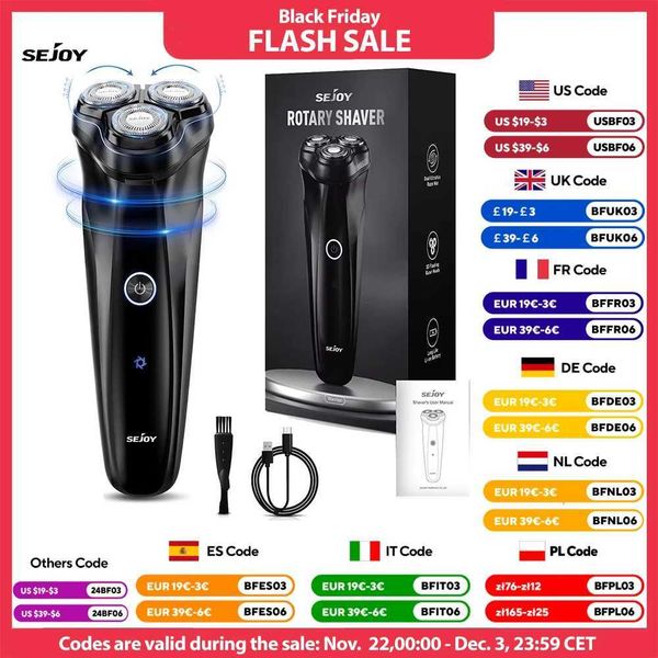 Electric Shaver 2 in 1 Mens Electric Shaver For Men Shaving Machine Beard Trimmer 3D Floating Blade Washable USB Recharge Hair Cutting Machi