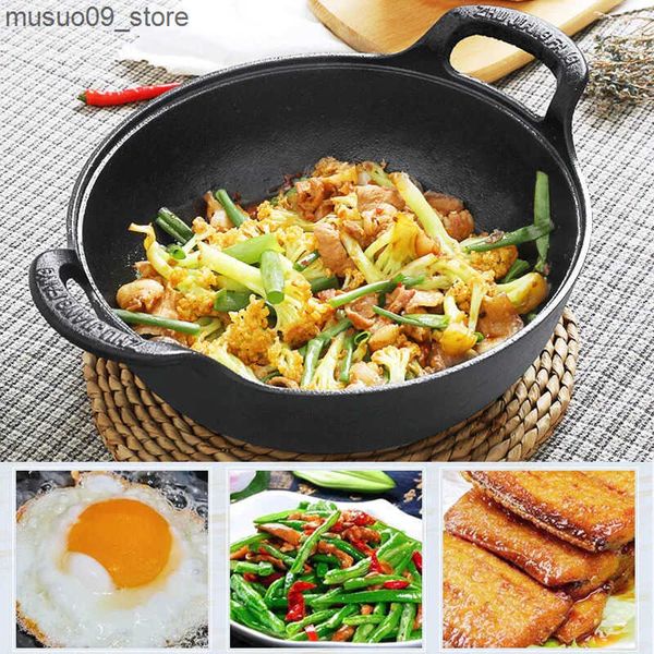 Other Cookware Cast Pot And Non Stick wok Casserole pot cast Cookware wok pan pan L240910