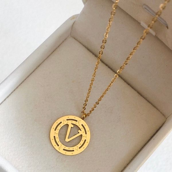 Letter Pendants Designer Neckalces Design Brand Jewelry Necklace Chain Men Women 18k Gold Choker Pendant Wedding Jewelry Gifts Wholesale