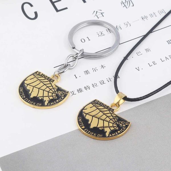Death Stranding Keychain Sams Dream Catcher Odradek Terrain Scanner Badge Pins Amelie Bridget Keyrin Men Women Backpack Jewelry