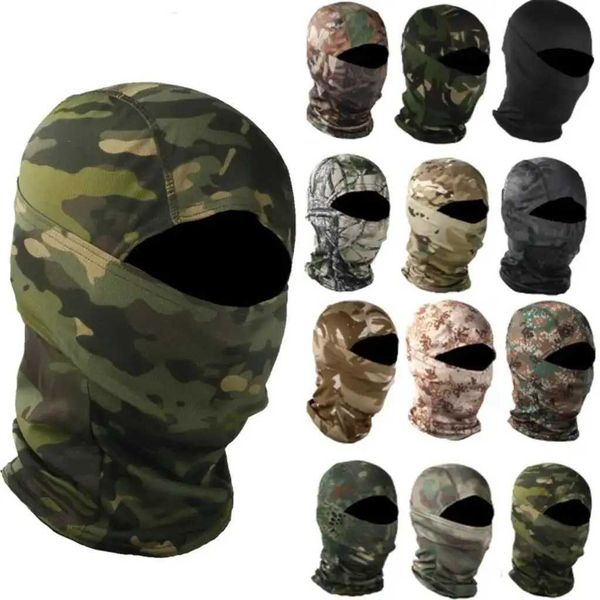 Cycling Full Face Mask Military Camouflage clava Outdoor Fishing Hunting Hood Protection Army Sports Helmet Liner ScarfXJ241021