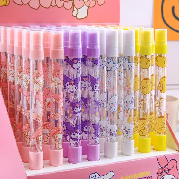 wholesale Cute Melody Print Student Black Gel Pen With Perfume spray Bottle Smooth Writing Supplies 0.38mm Stationery School Supplies