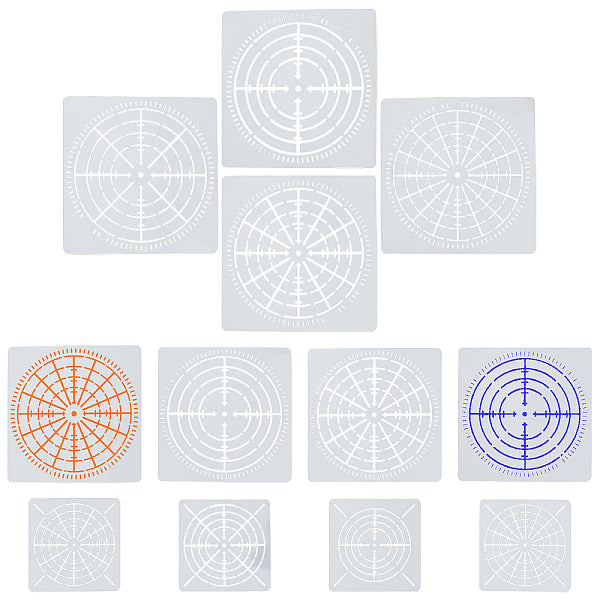 Plantilla de dibujo de plástico