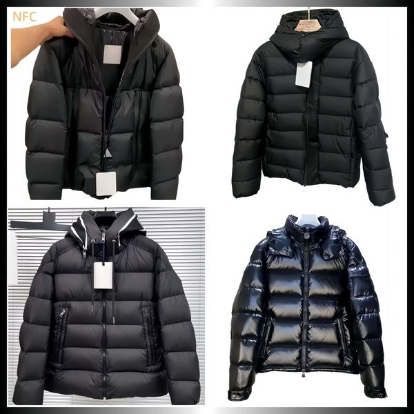 Designer Mens Winter Salzman Down Jackets parkas light Windbreaker Hoodie Black Puffer Outerwear Man woman coat Italy Italian