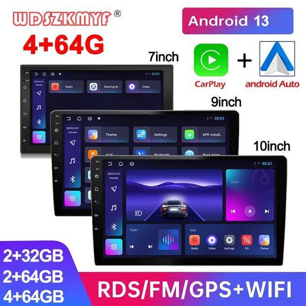Other Electronics 7-9-10 inch 2 Din audio 13 radio Android puzzle multimedia player BT car intelligent system J240615