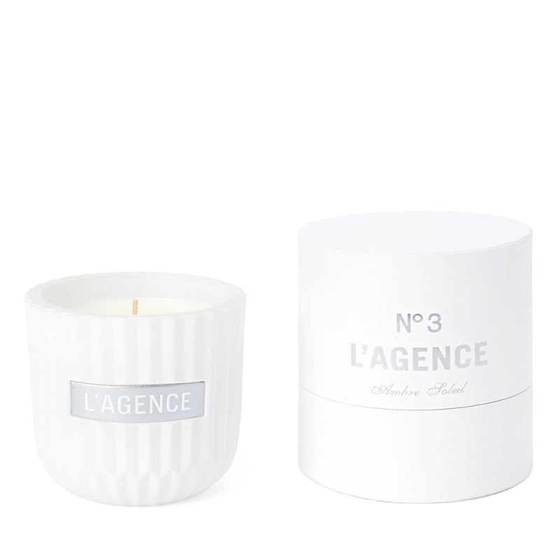 L'Agence No 3 Ambre Soleil Candle, 8.2 oz.
