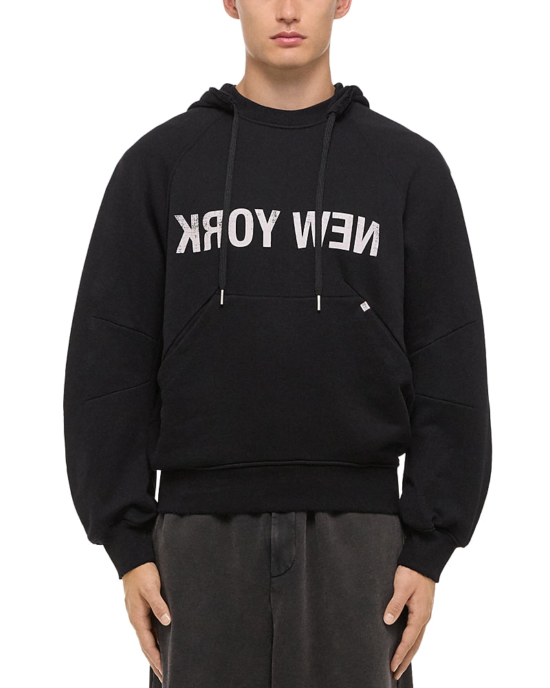 Helmut Lang Relaxed Fit Graphic Hoodie