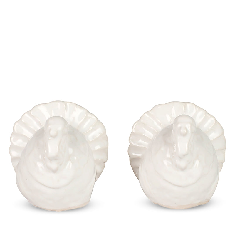 Vietri Pietra Tacchino Figural Salt and Pepper Shakers