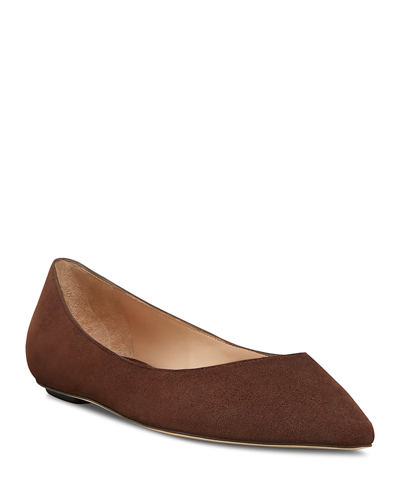 Stuart Weitzman Women's Emilia Pointed Toe Flats