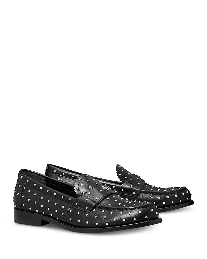 Tory Burch Women's Classic Studded Loafer Flats