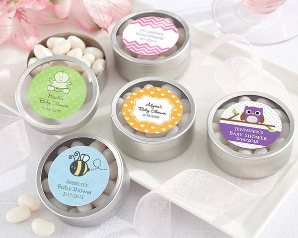 Simply Sweet Round, Personalized Candy Tin (set of 12)