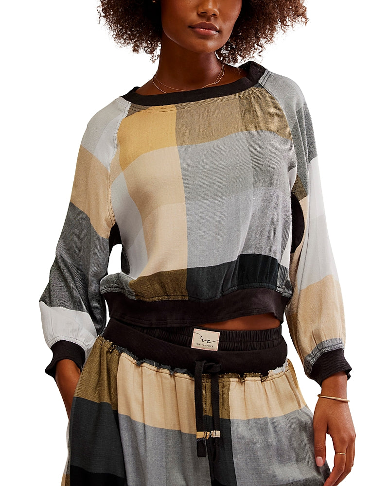 Free People Sugar Cookie Flannel Pajama Top