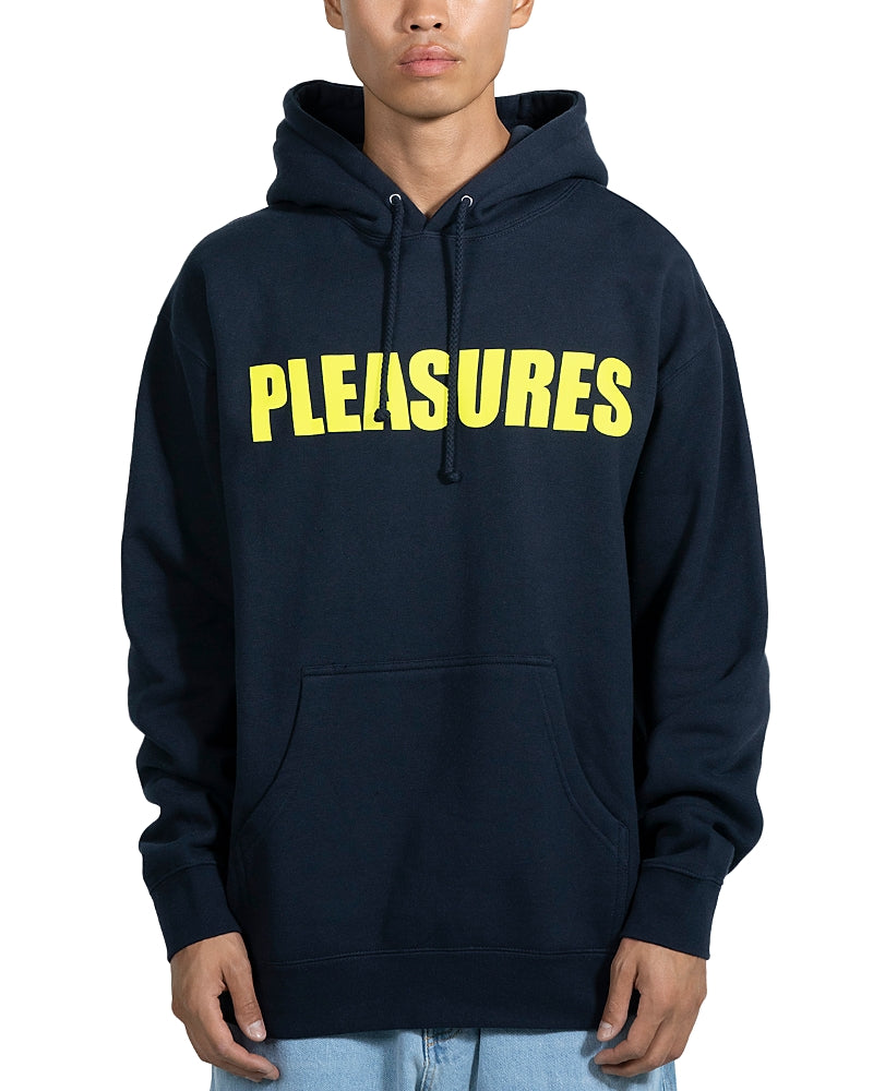 Pleasures Security Graphic Logo Print Hoodie