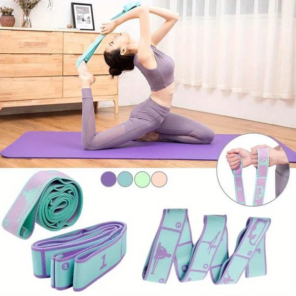Dance Stretching Band Loop Yoga Belt Pilates Fitness Tension Digital Stretch Elastic Resistance 241216