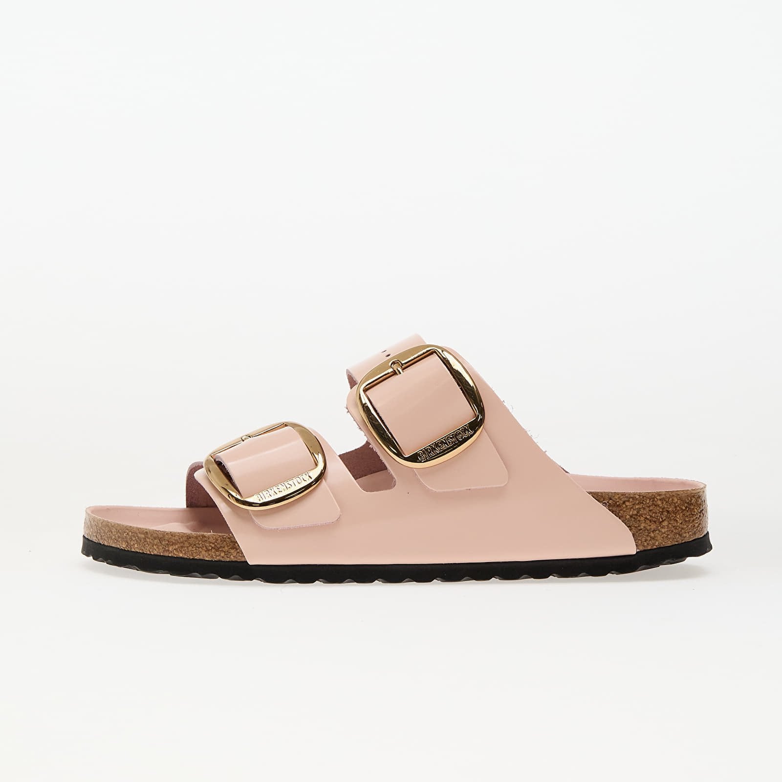 Sneakers Birkenstock Arizona Big Buckle Natural Leather Patent High-Shine Light Rose EUR 38
