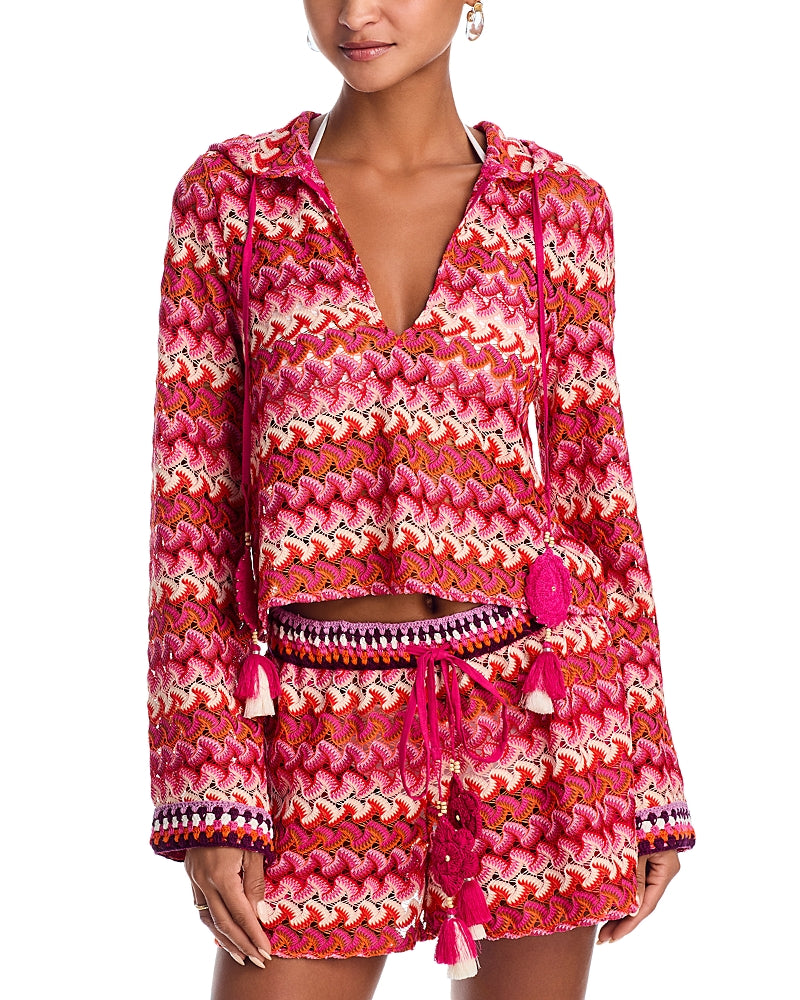 Ramy Brook Cline Cover Up Hoodie