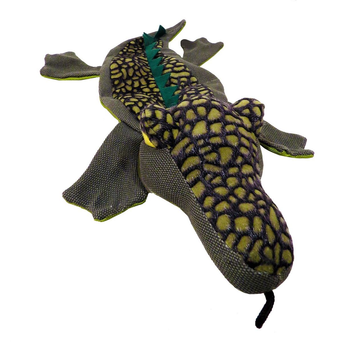 Scoochie Pet Squeaky Plush Dog Chew Toy - Gary Gator Squeaky Dog Toy