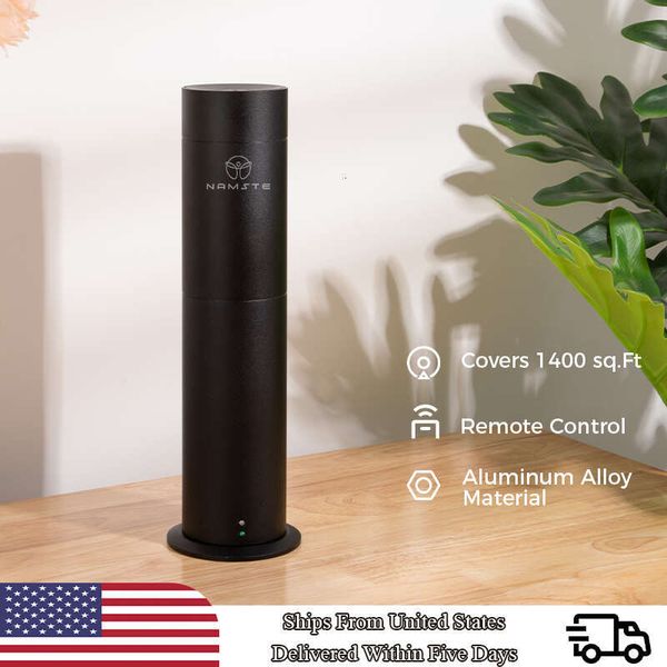 360 Column Aroma Diffuser Perfume Air Purifier Metal Material 120ML Capacity Freshener Remote Control Operation hine for Home