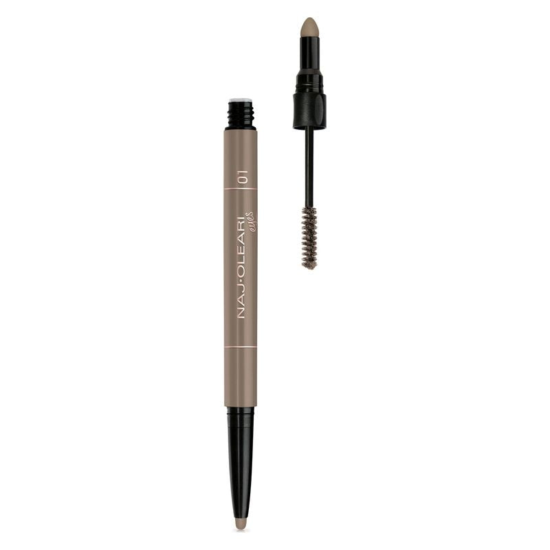 Naj·Oleari 3 In 1 Perfect Eyebrows - Eyebrow Pencil And Mascara 01 - Blondiner