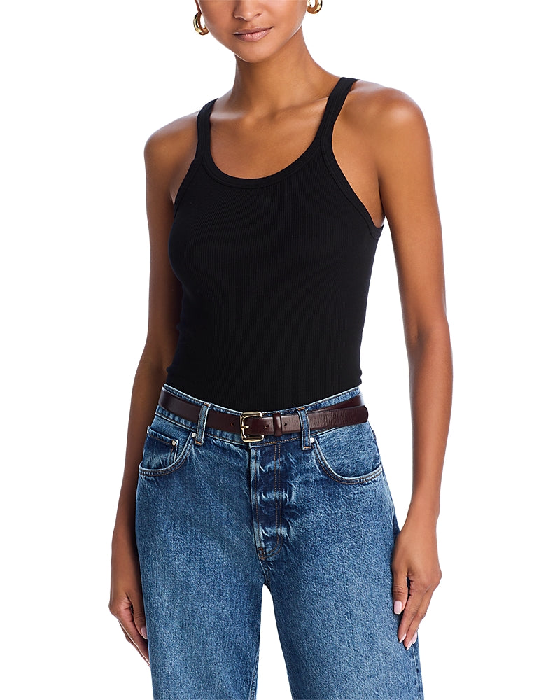 Re-Done Ribbed Cotton Tank