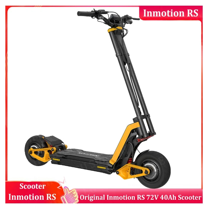 2025 Inmotion RS 72V 40Ah Adjustable Suspension Top 100Km-h Peak Power 2*4200W Motor Smart Electric Scooter