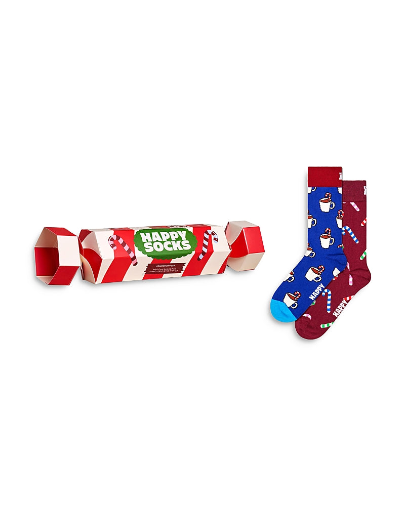 Happy Socks Cracker Holiday Socks, Set of 2