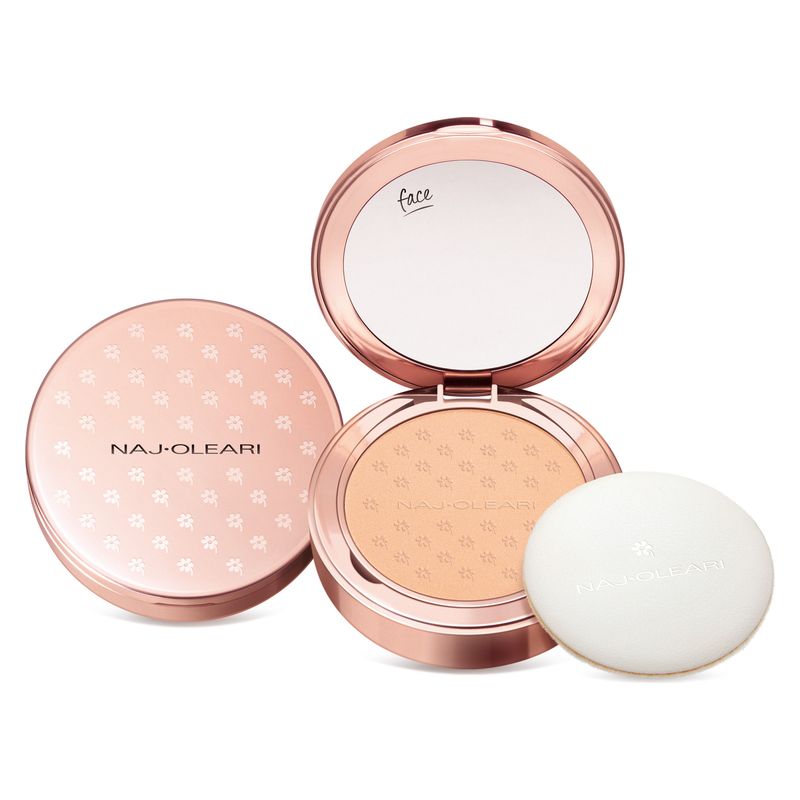 Naj·Oleari Skin Caress Uniforming Compact Powder 01 - Ciepły Beż