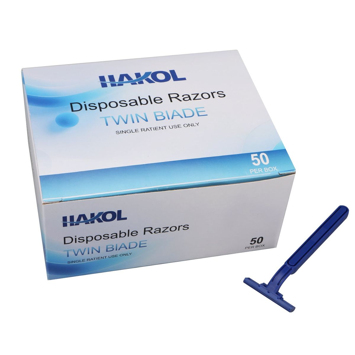 Disposable Twin Blade Shaving Razor (1-, 2- or 4-Pack) - Disposable Twin Blade Razor 4-Pack