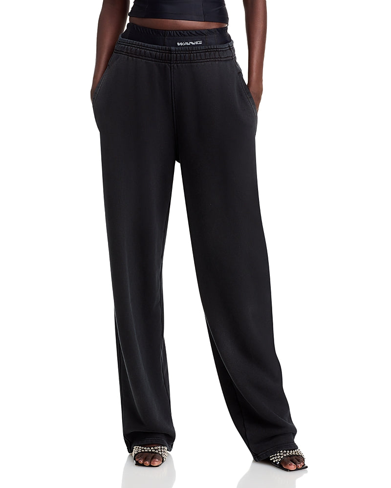 alexanderwang.t Pre-Styled Bike Short Sweatpants