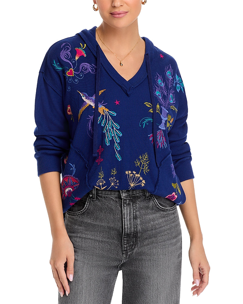 Johnny Was Relaxed Thermal Hoodie