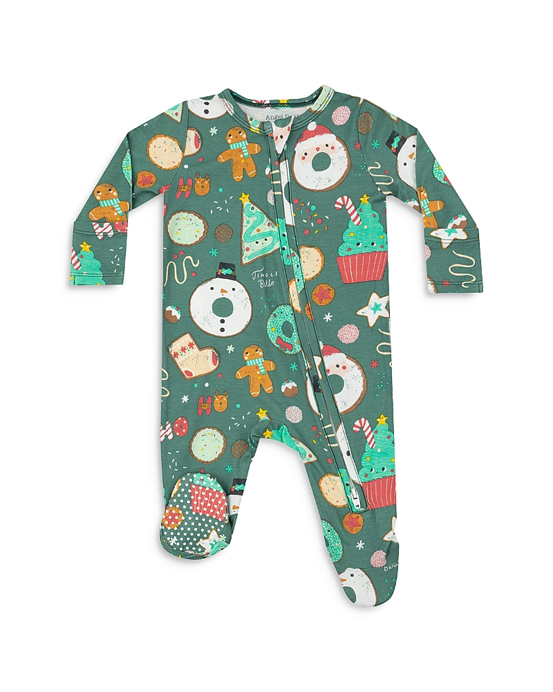 Angel Dear Boys' Christmas Treats Zip Footie - Baby