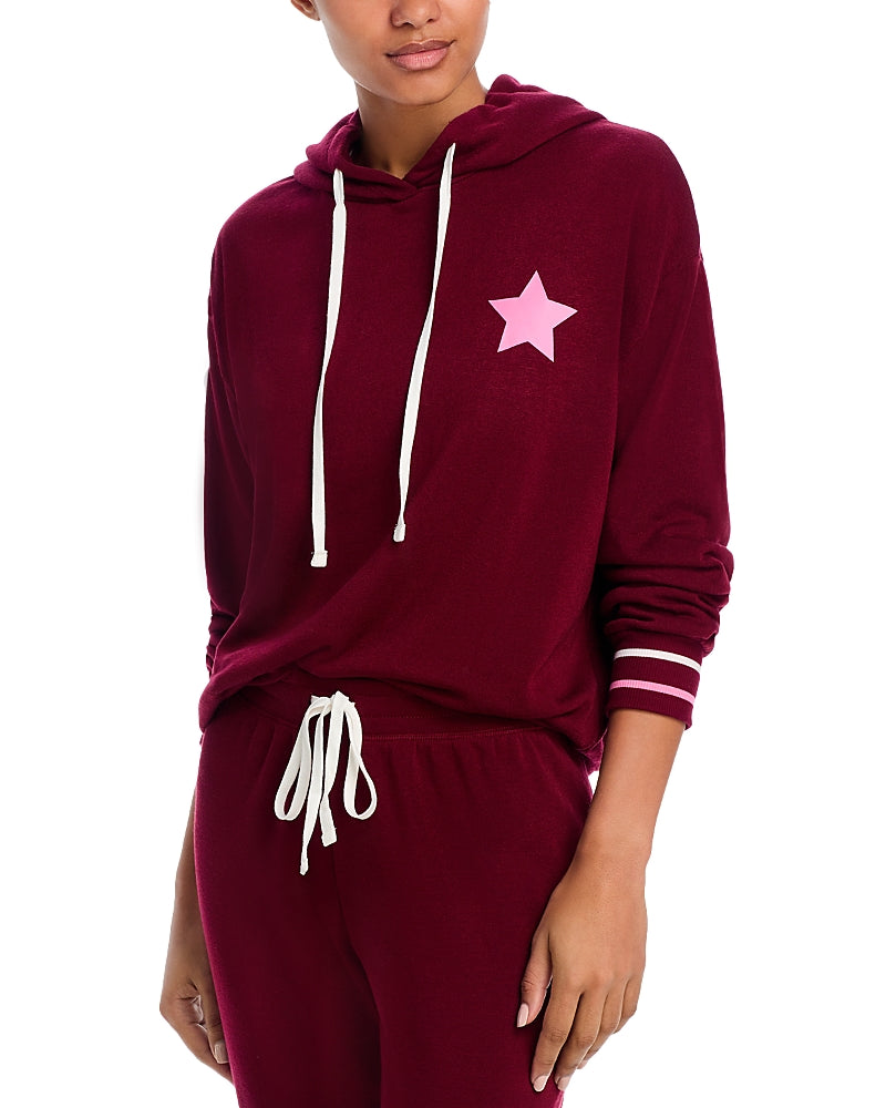 Aqua High Pile Fleece Hoodie - Exclusive