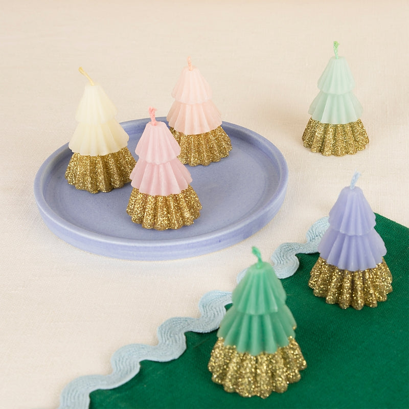 Meri Meri Glitter Tree Candle Set
