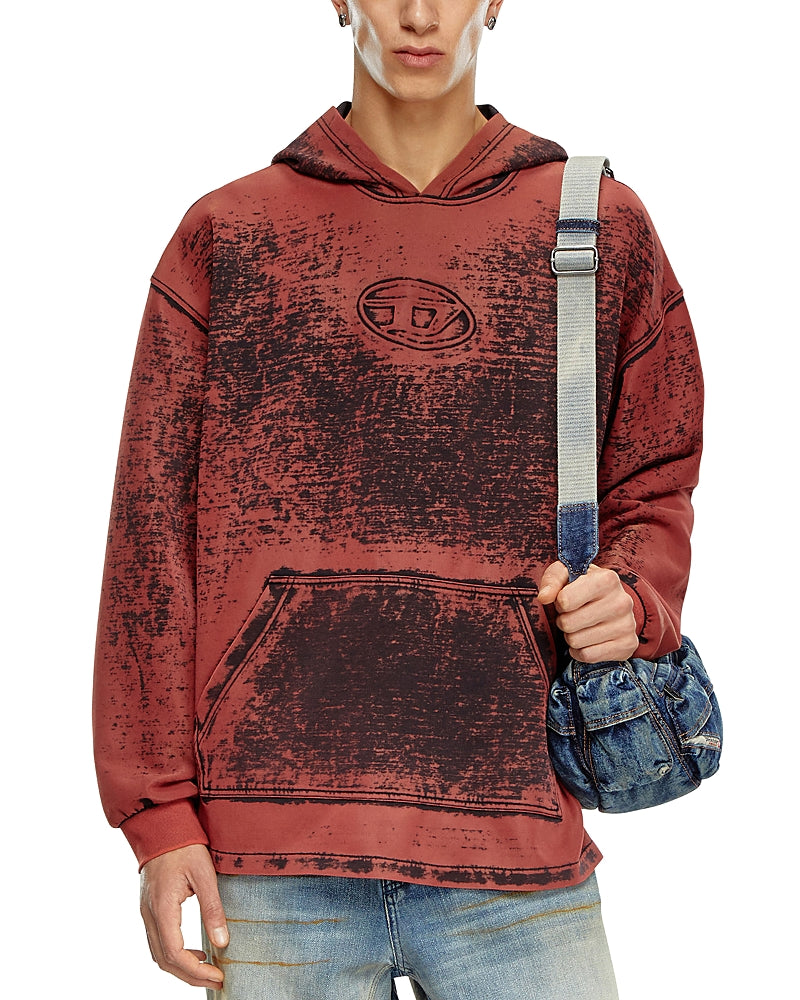 Diesel S-Baxt Double Dyed Hoodie 