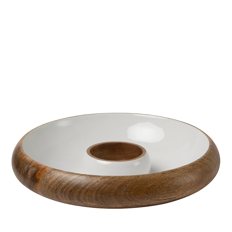 Be Home Madras Curva Chip and Dip Bowl Set