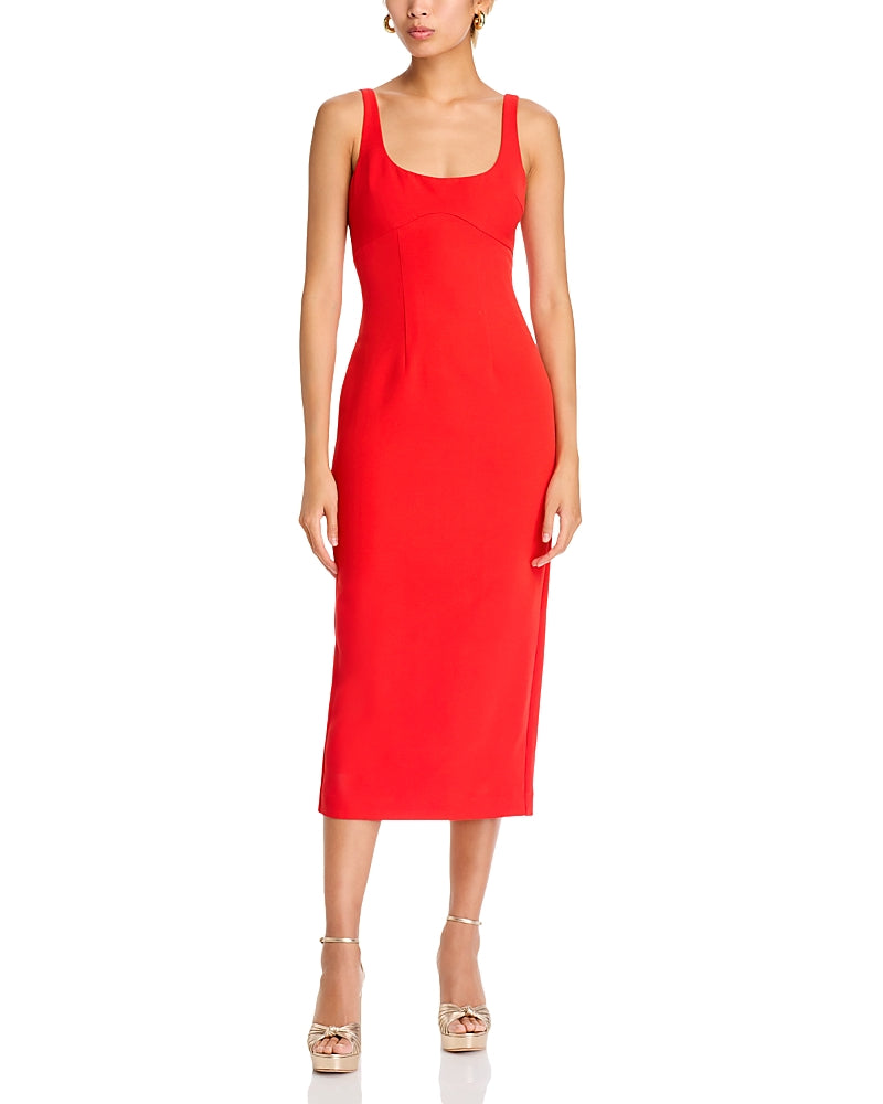 Aqua Bodycon Tank Midi Dress - Exclusive