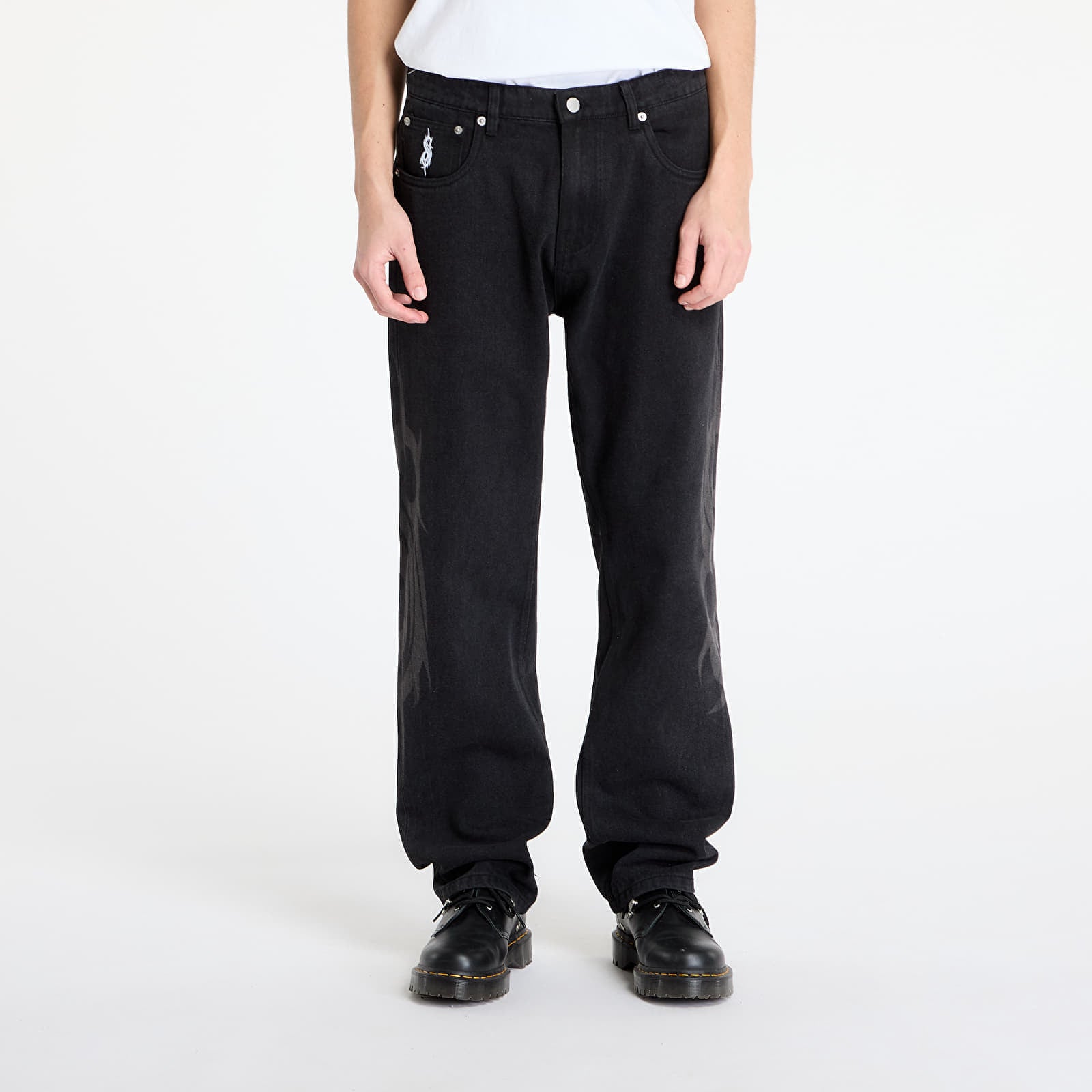 Housut PLEASURES x Slipknot 5 Pocket Pant Black 28