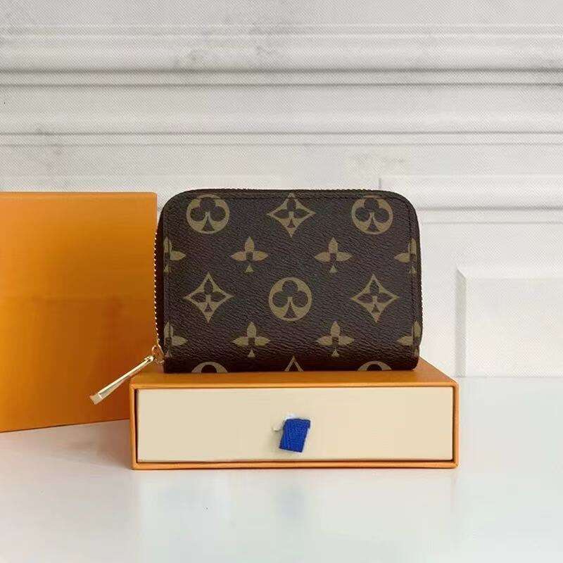 High Quality Designer Woman Wallet Card Holder Short Wallets Women Ladies With Box Flowers Letters Grid Wholesale Free Shipping Wallet Bag