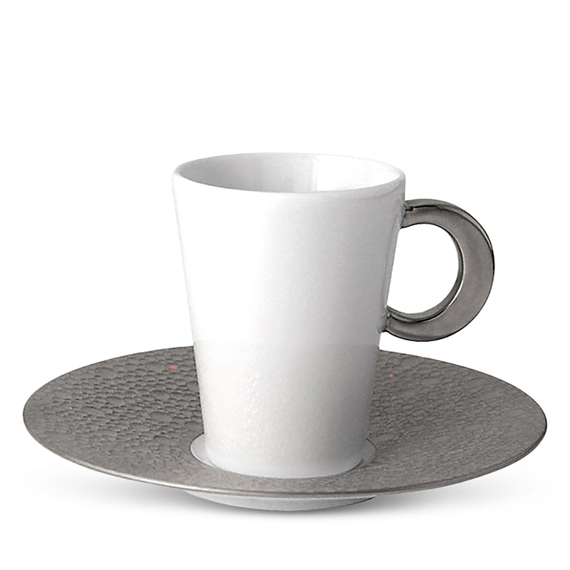 Bernardaud Ecume Platinum Saucer