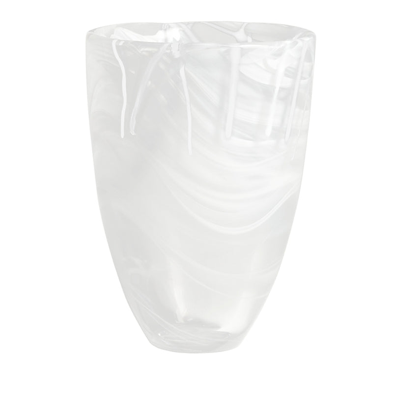Kosta Boda Contrast Vase, White