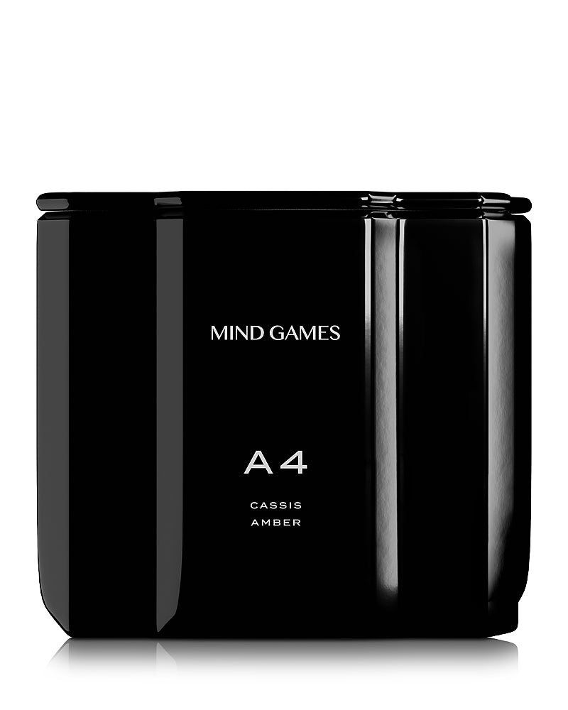 Mind Games A4 Cassis Amber Luxury Candle 10 oz.