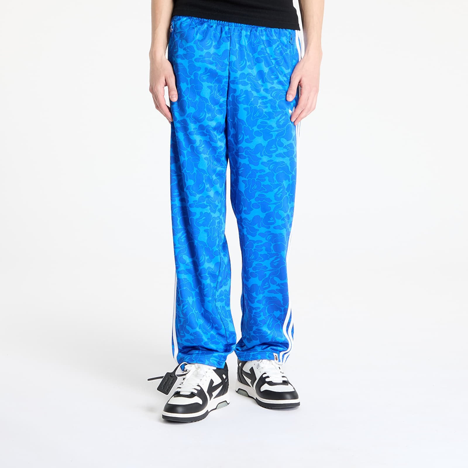 Byxor adidas x BAPE Firebird Track Pant Blue- Blue L
