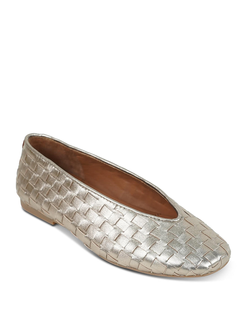 Gentle Souls by Kenneth Cole Women's Willow Woven Square Toe Flats