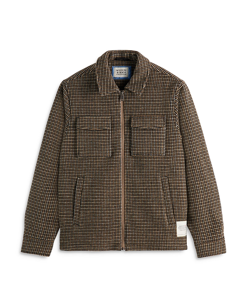 Scotch & Soda Wool Blend Regular Fit Jacket