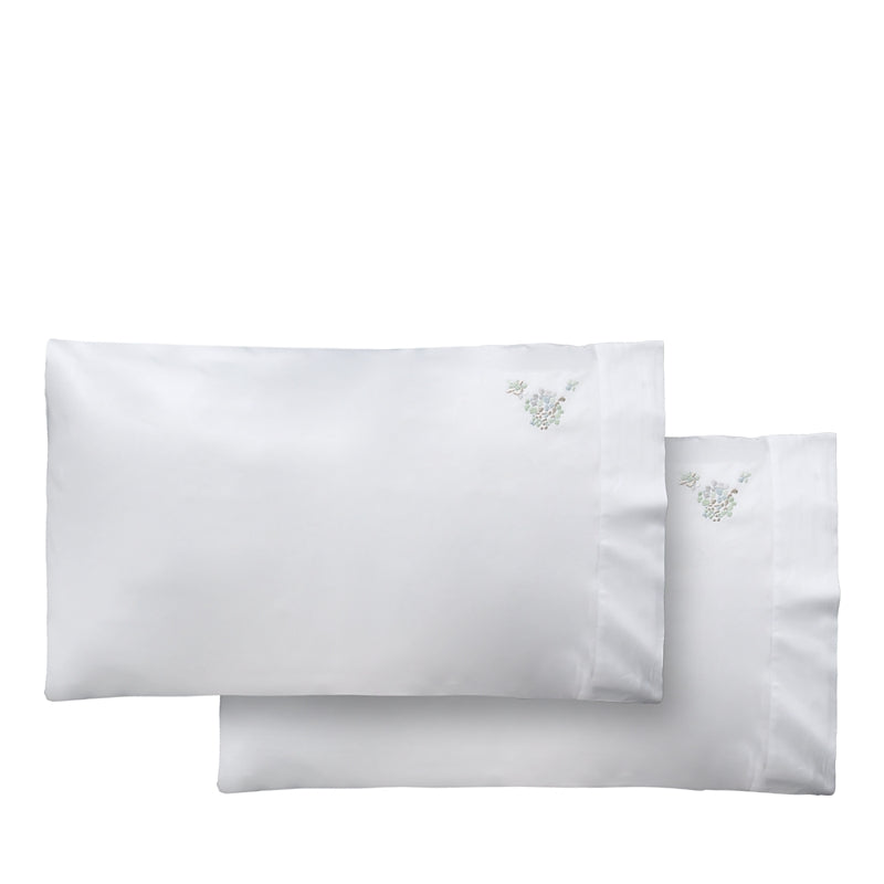 Dea Palm Beach Ibla Embroidered Sateen Pillowcase Pair, King