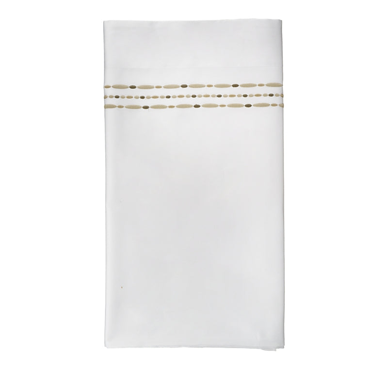 Dea Palm Beach Sole Embroidered Pillowcase Pair, Standard