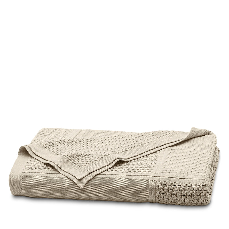 Boll & Branch Mosaic Knit Throw Blanket