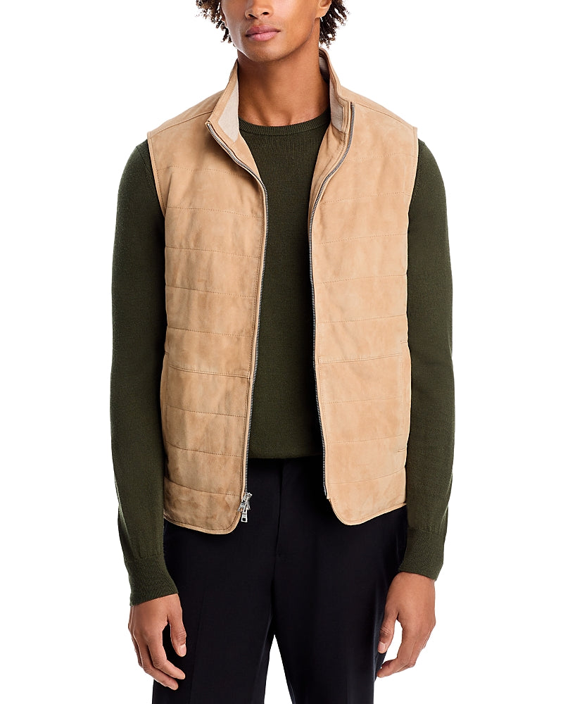 Peter Millar Featherweight Suede Vest Matron Inn